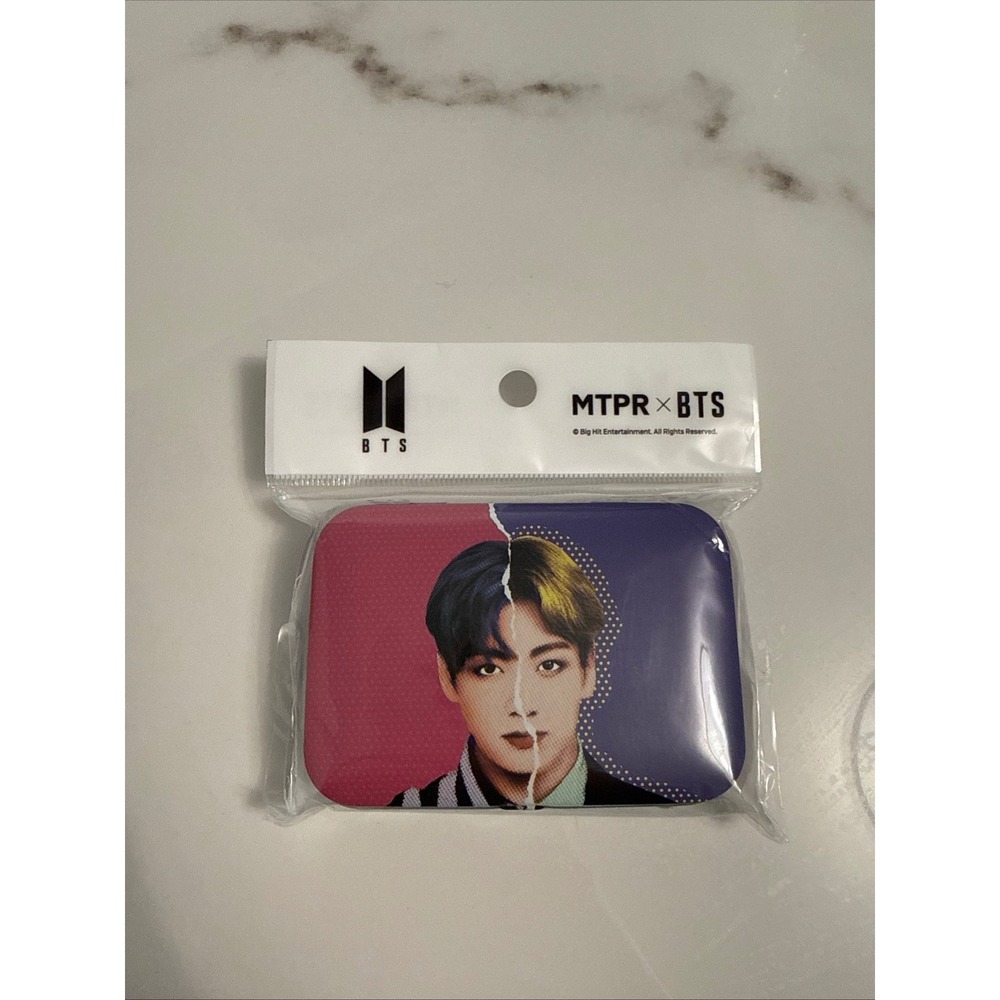 MTPR x BTS KPOP Contact Lens Case Tin Set with Photocards Korean Official - Picture 8 of 8